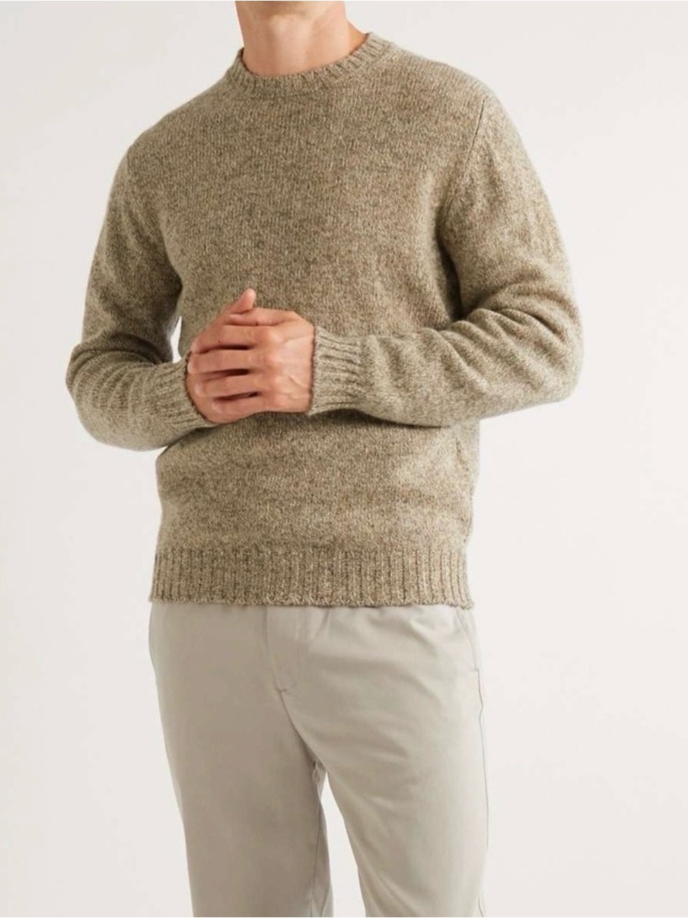 J. Crew Lambs Wool Crewneck Long Sleeve Sweater